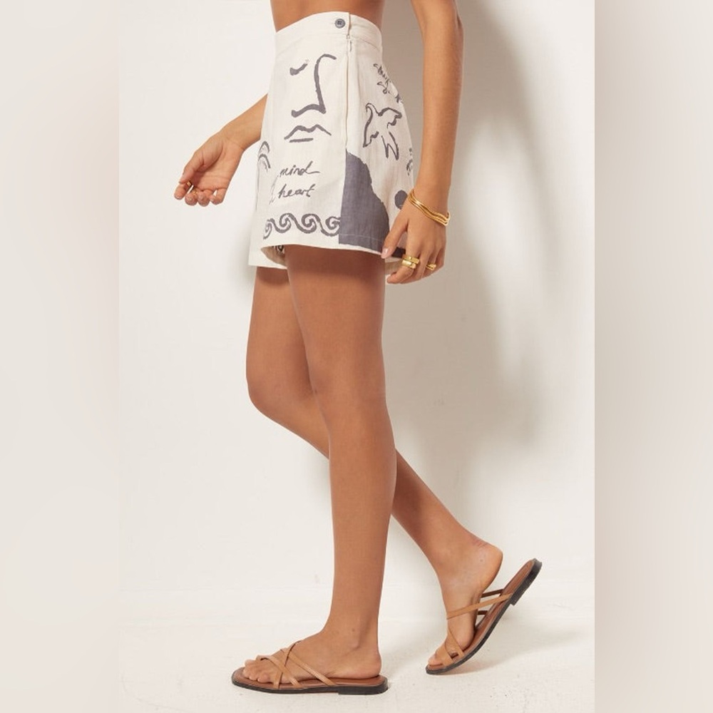 Maurie & Eve Sky Minded Shirt Mini Dress & Shorts Set - Picture 2 of 13
